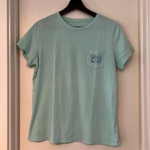Women’s Vineyard Vines Flamingo SS Tee - Mint Green - Size M